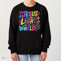 Jesus Is The Light Of The World Women's Sweatshirt thumb 0