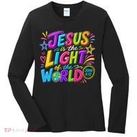 Jesus Is The Light Of The World Women's Long Sleeve Shirt thumb 0