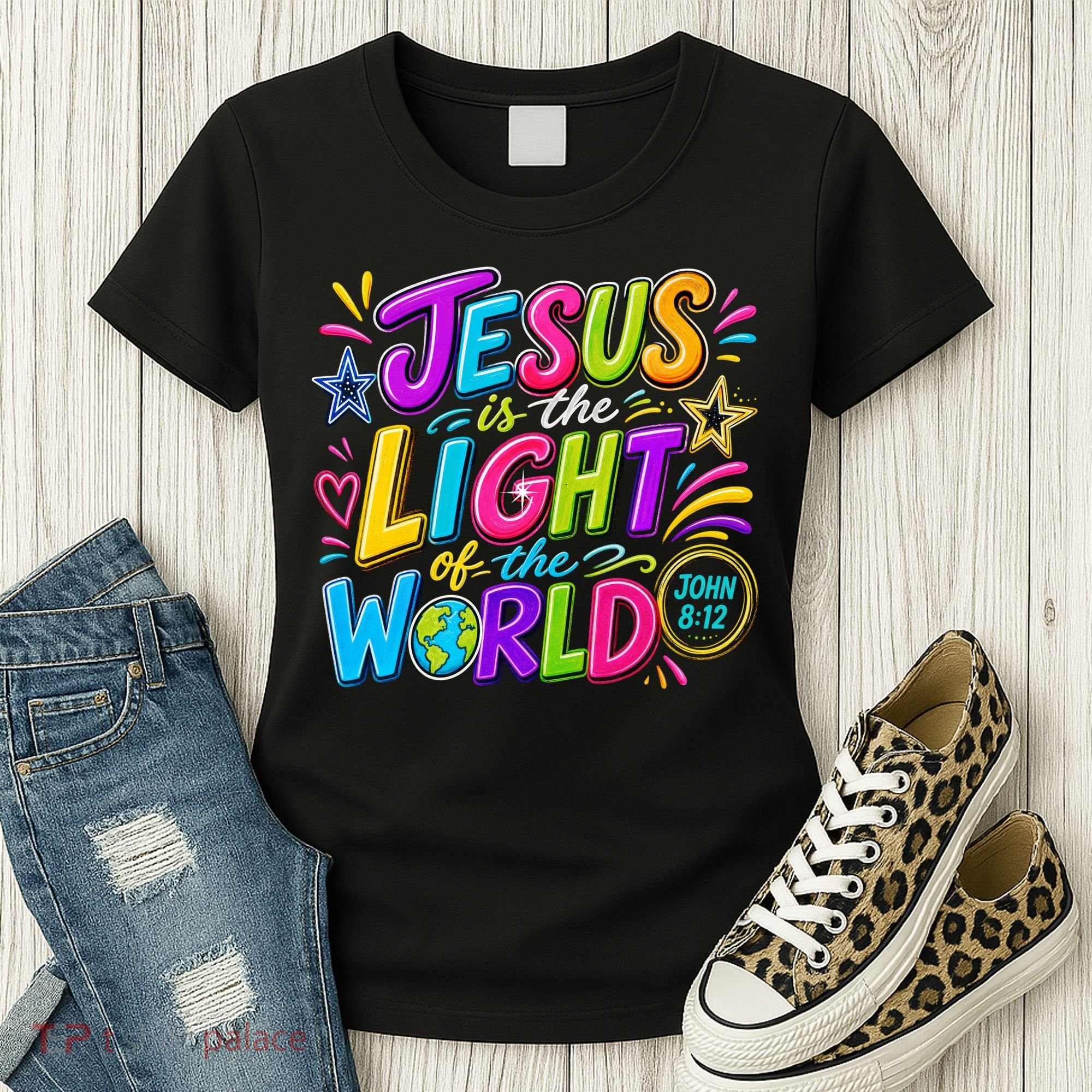 Jesus Is The Light Of The World Women's T-Shirt
