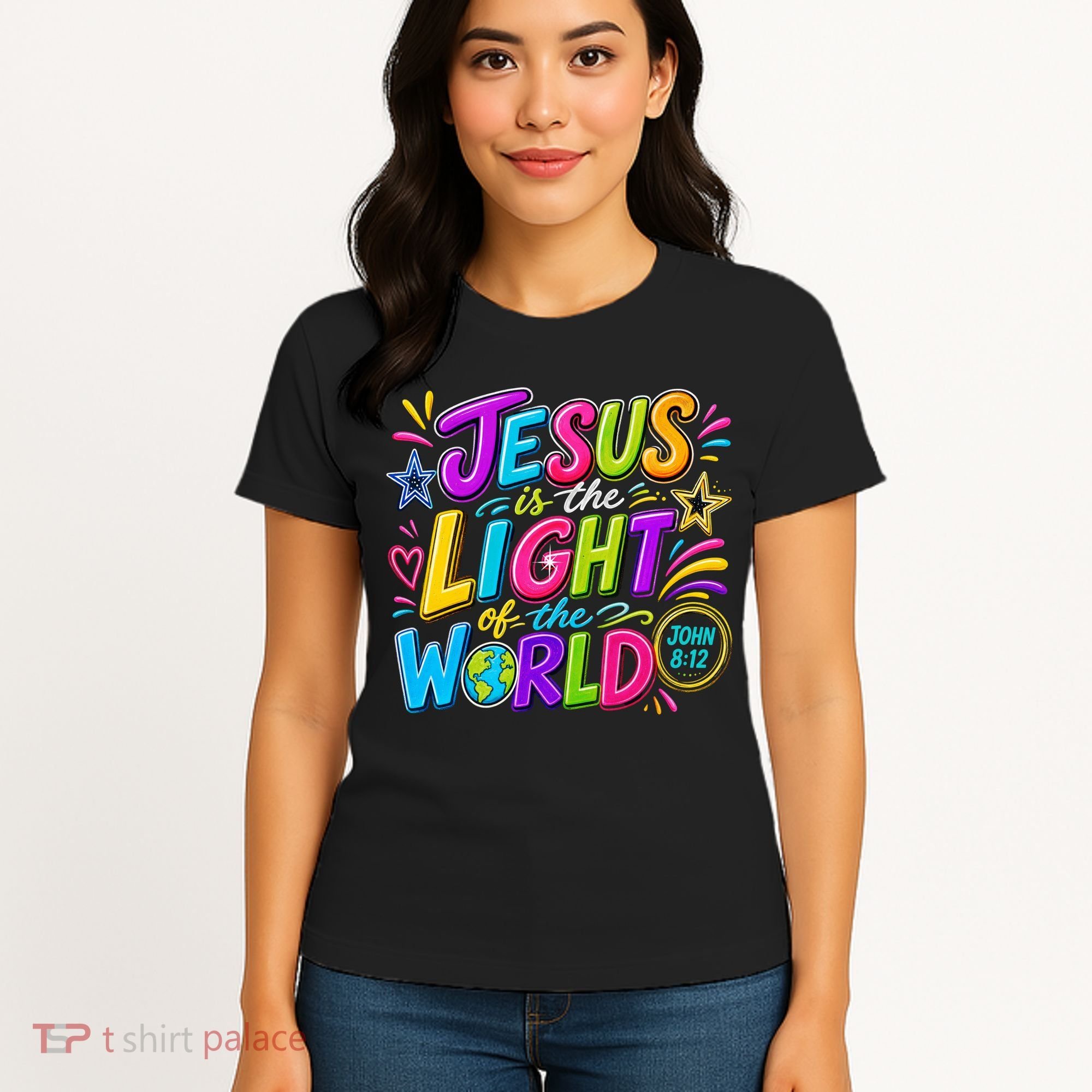 Jesus Is The Light Of The World Women's T-Shirt
