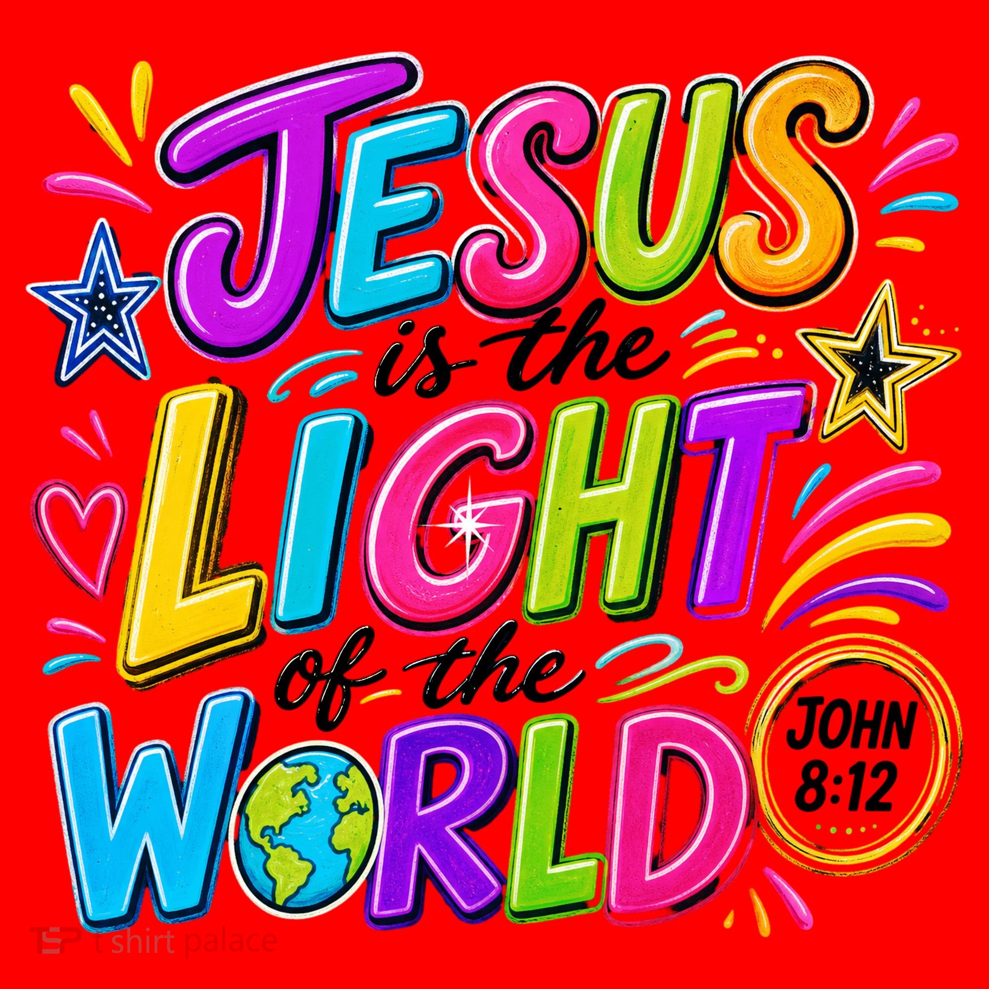 Jesus Is The Light Of The World Santa Hat