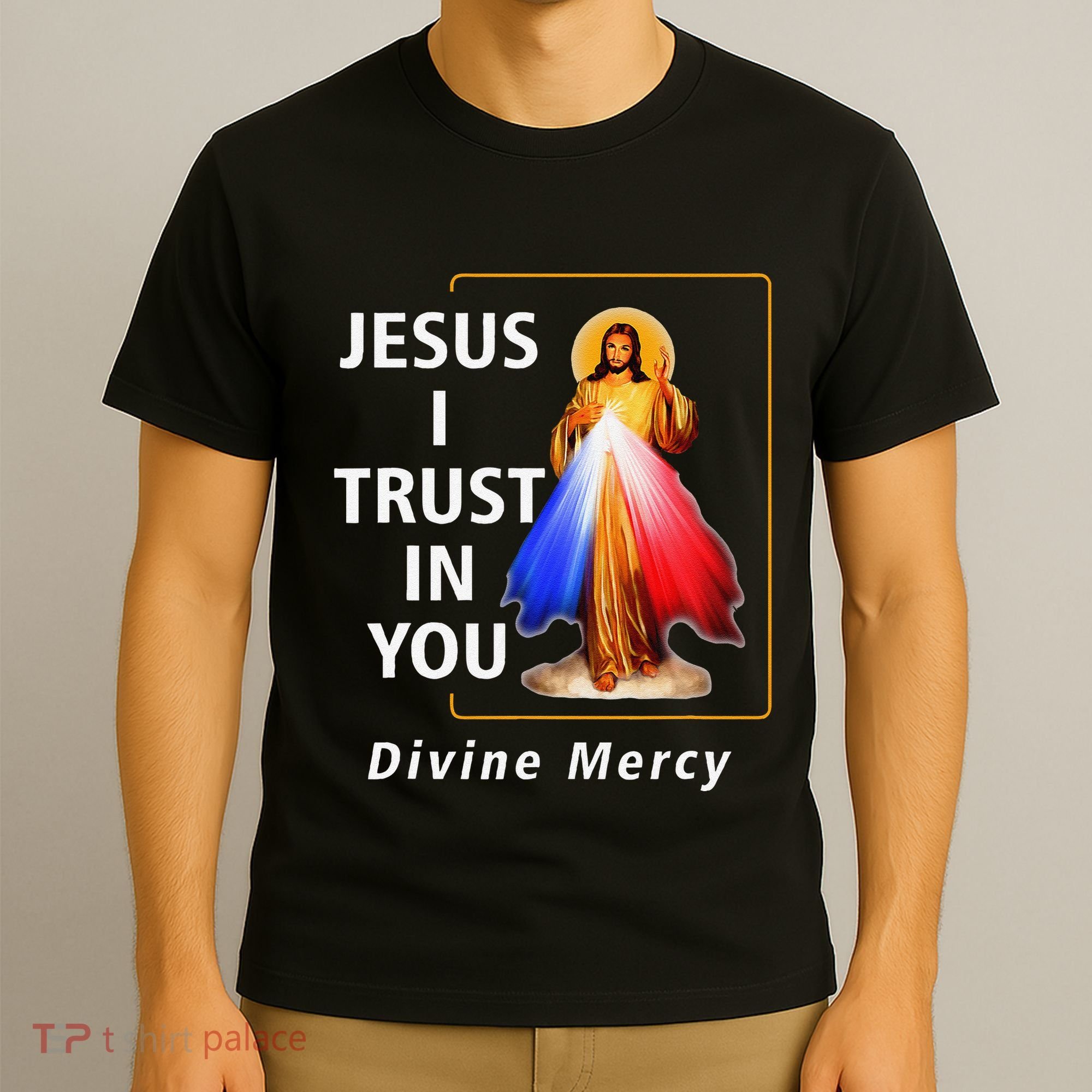Jesus I Trust In You Divine Mercy Catholic Christian T-Shirt
