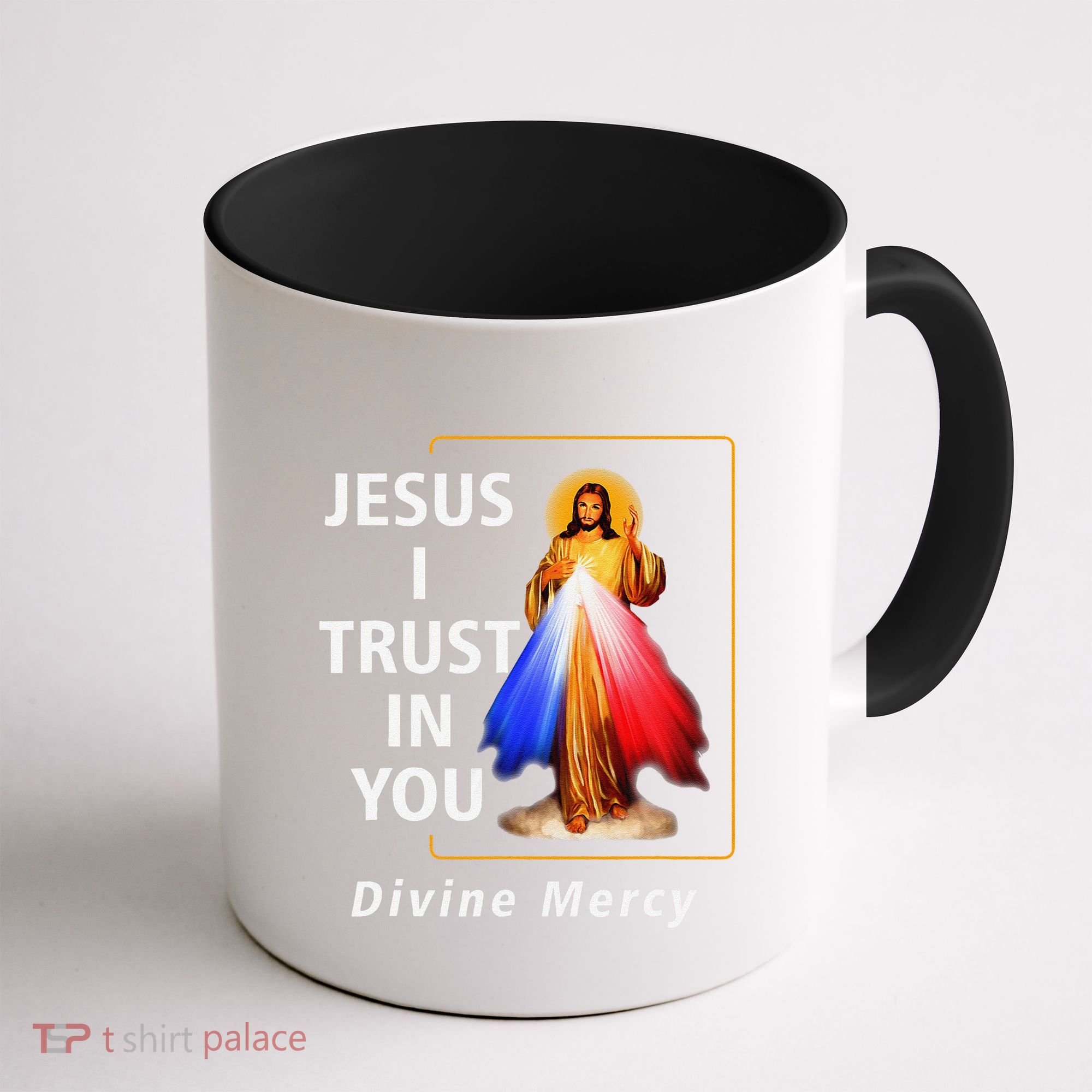 Jesus I Trust In You Divine Mercy Catholic Christian Coffee Mug
