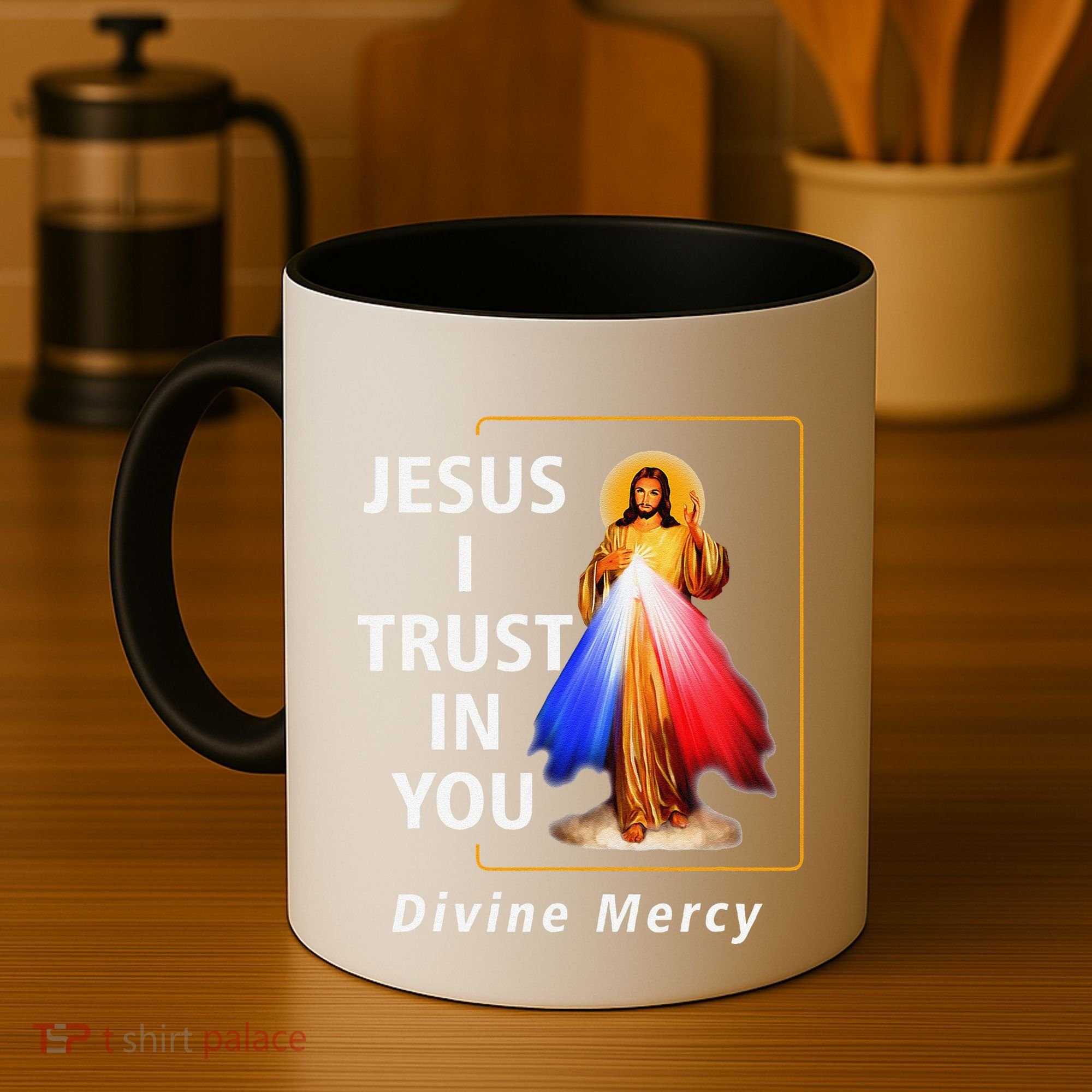 Jesus I Trust In You Divine Mercy Catholic Christian Coffee Mug