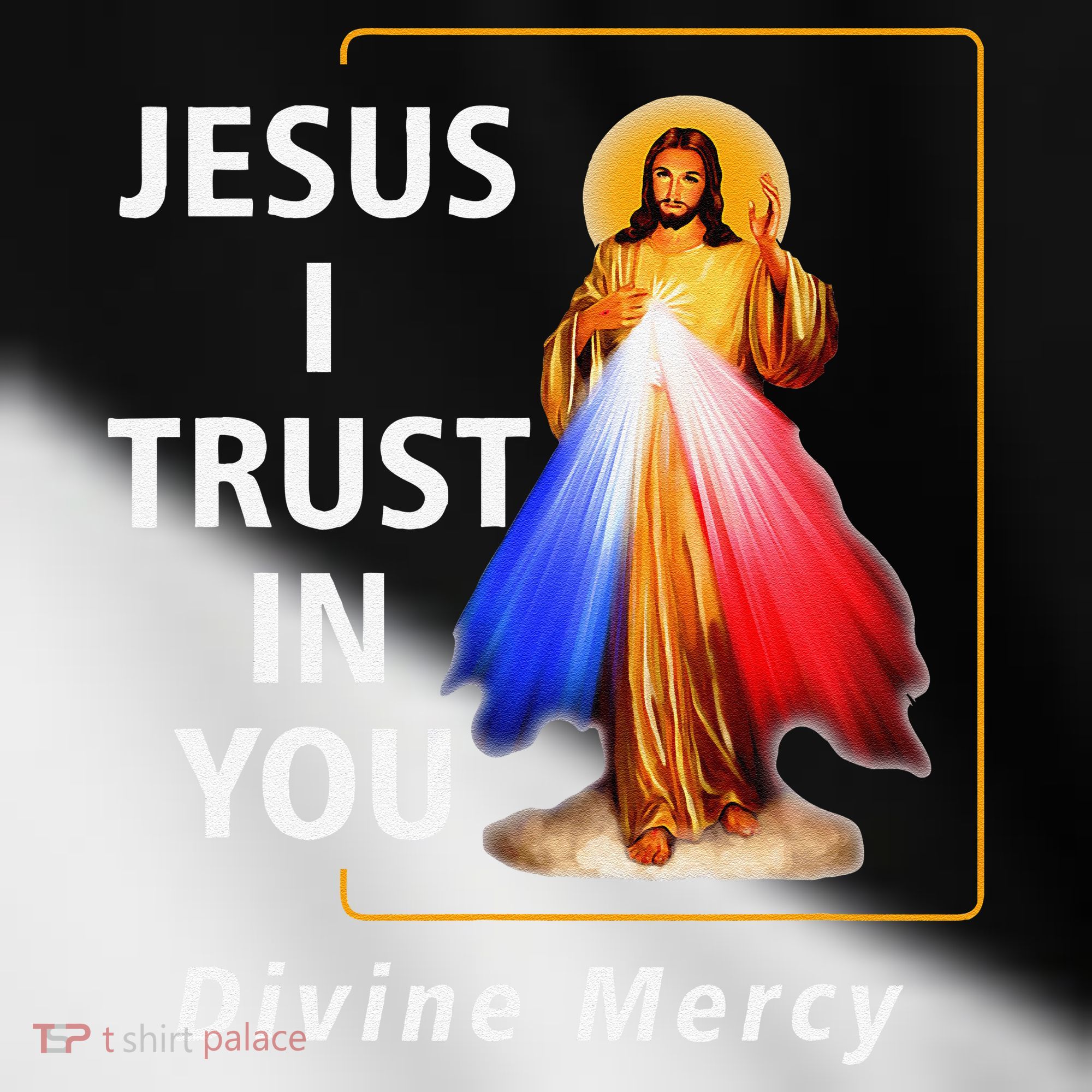 Jesus I Trust In You Divine Mercy Catholic Christian Toddler Fine Jersey T-Shirt