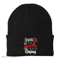 Jesus Is The Reason For The Season Holiday Christmas Beanie thumb 0