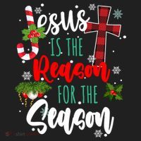 Jesus Is The Reason For The Season Holiday Christmas Beanie thumb 2