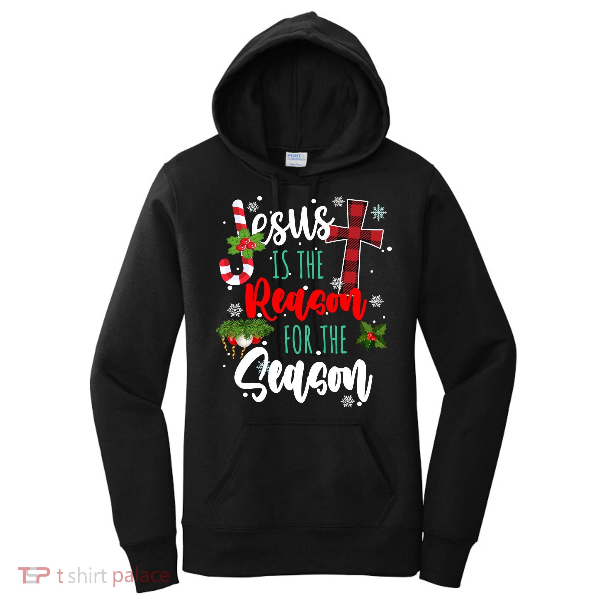 Jesus Is The Reason For The Season Holiday Christmas Women's Hoodie