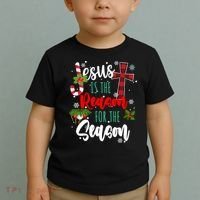 Jesus Is The Reason For The Season Holiday Christmas Toddler T-Shirt thumb 2