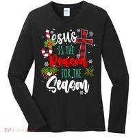 Jesus Is The Reason For The Season Holiday Christmas Women's Long Sleeve Shirt thumb 0