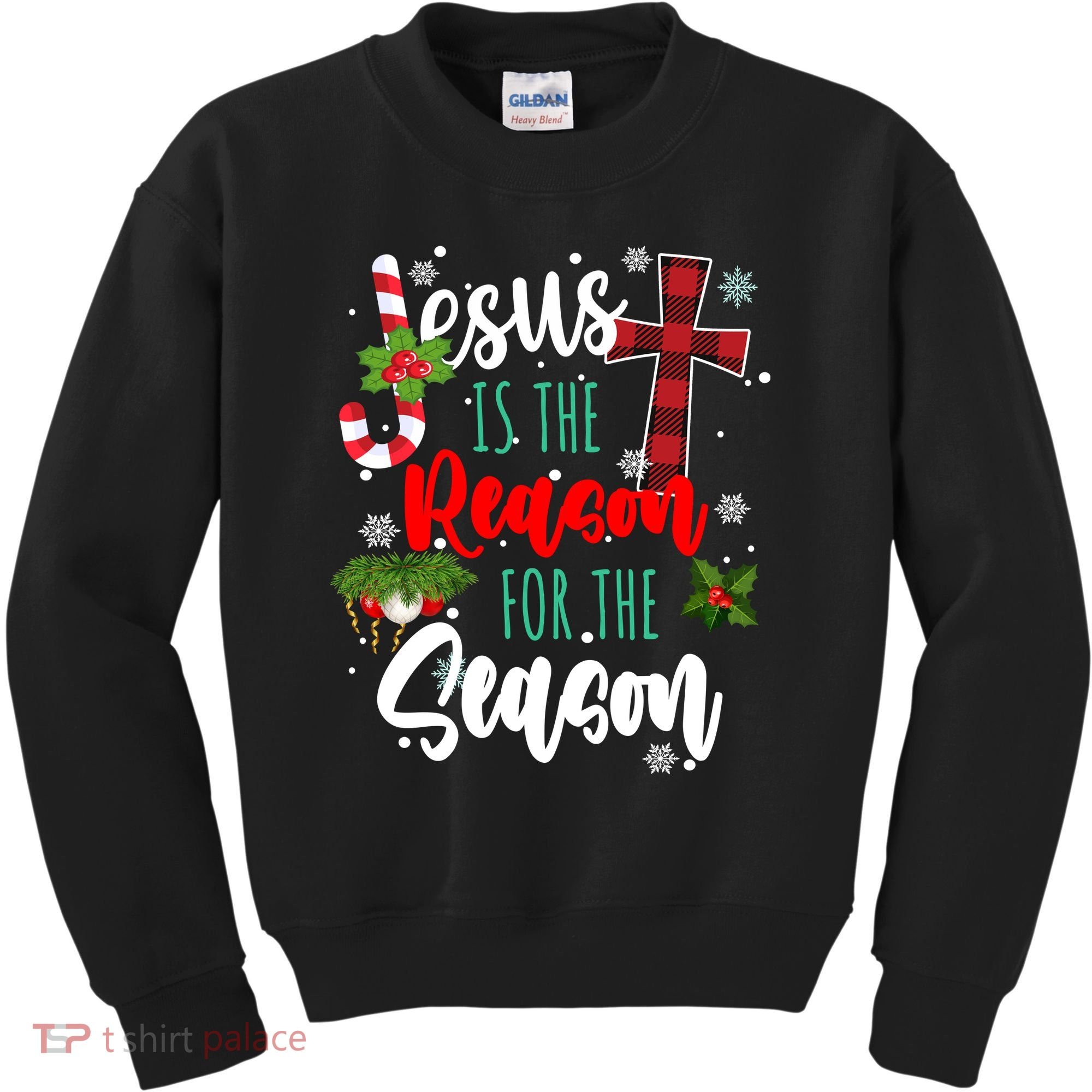 Jesus Is The Reason For The Season Holiday Christmas Kids Sweatshirt