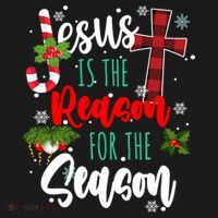 Jesus Is The Reason For The Season Holiday Christmas Tote Bag thumb 4