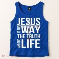 Jesus Is The Way The Truth And The Life Gift Tank Top thumb 2