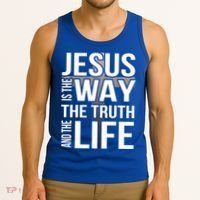 Jesus Is The Way The Truth And The Life Gift Tank Top thumb 3