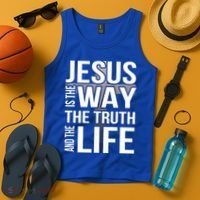 Jesus Is The Way The Truth And The Life Gift Tank Top thumb 4