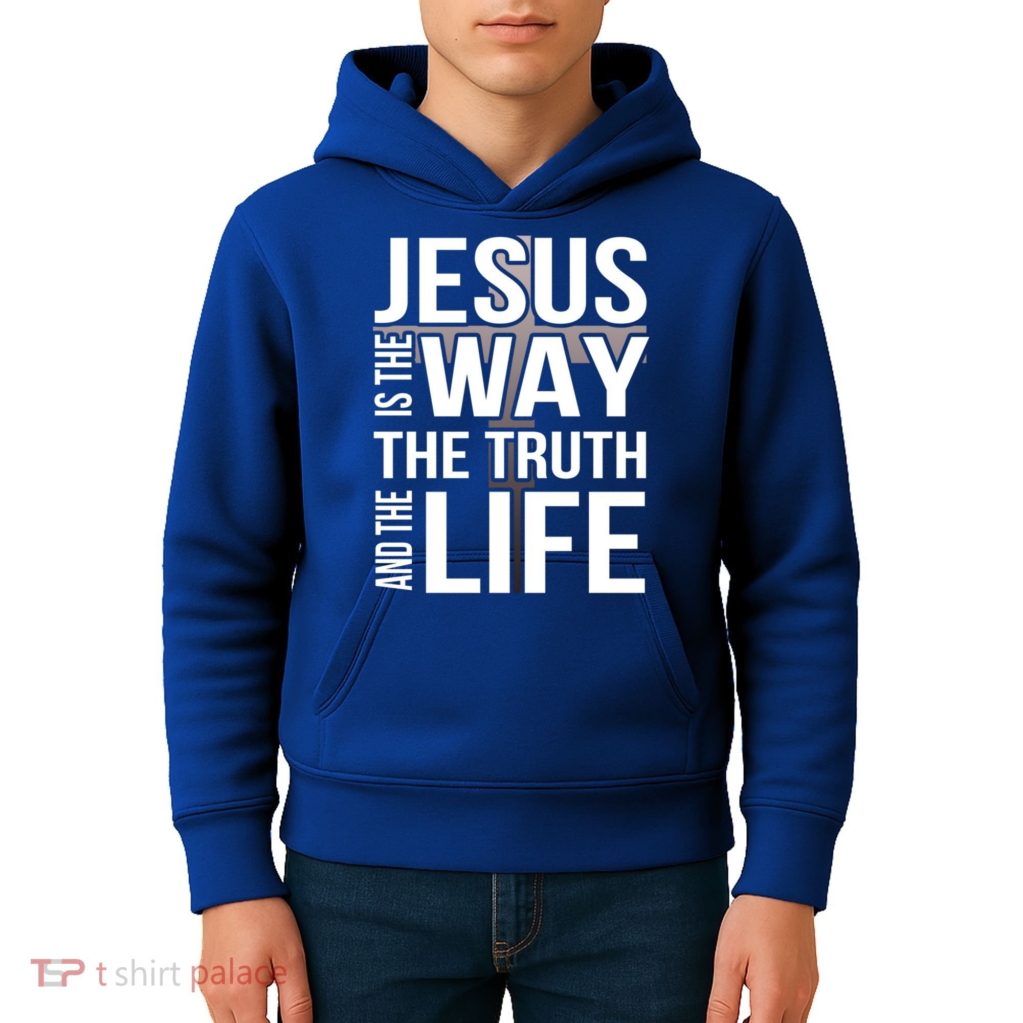 Jesus Is The Way The Truth And The Life Gift Kids Hoodie