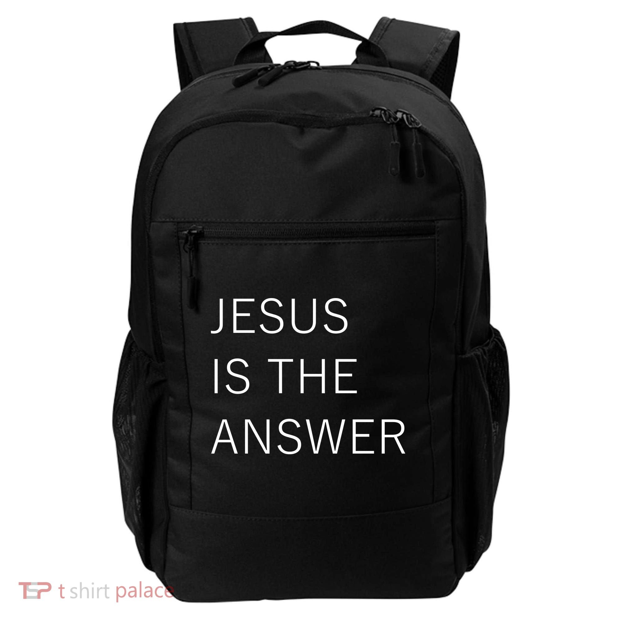Jesus Is The Answer Backpack