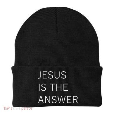 Jesus Is The Answer Beanie
