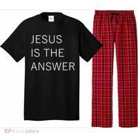 Jesus Is The Answer Pajama Set thumb 0