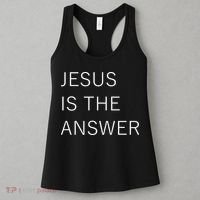 Jesus Is The Answer Women's Tank Top thumb 3