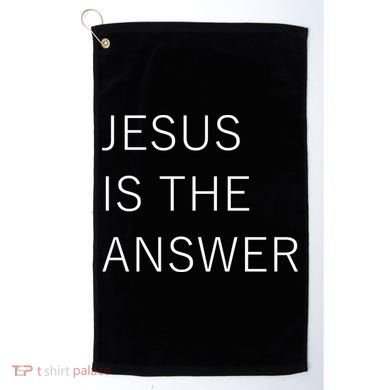 Jesus Is The Answer Golf Towel
