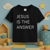 Jesus Is The Answer Toddler T-Shirt thumb 3