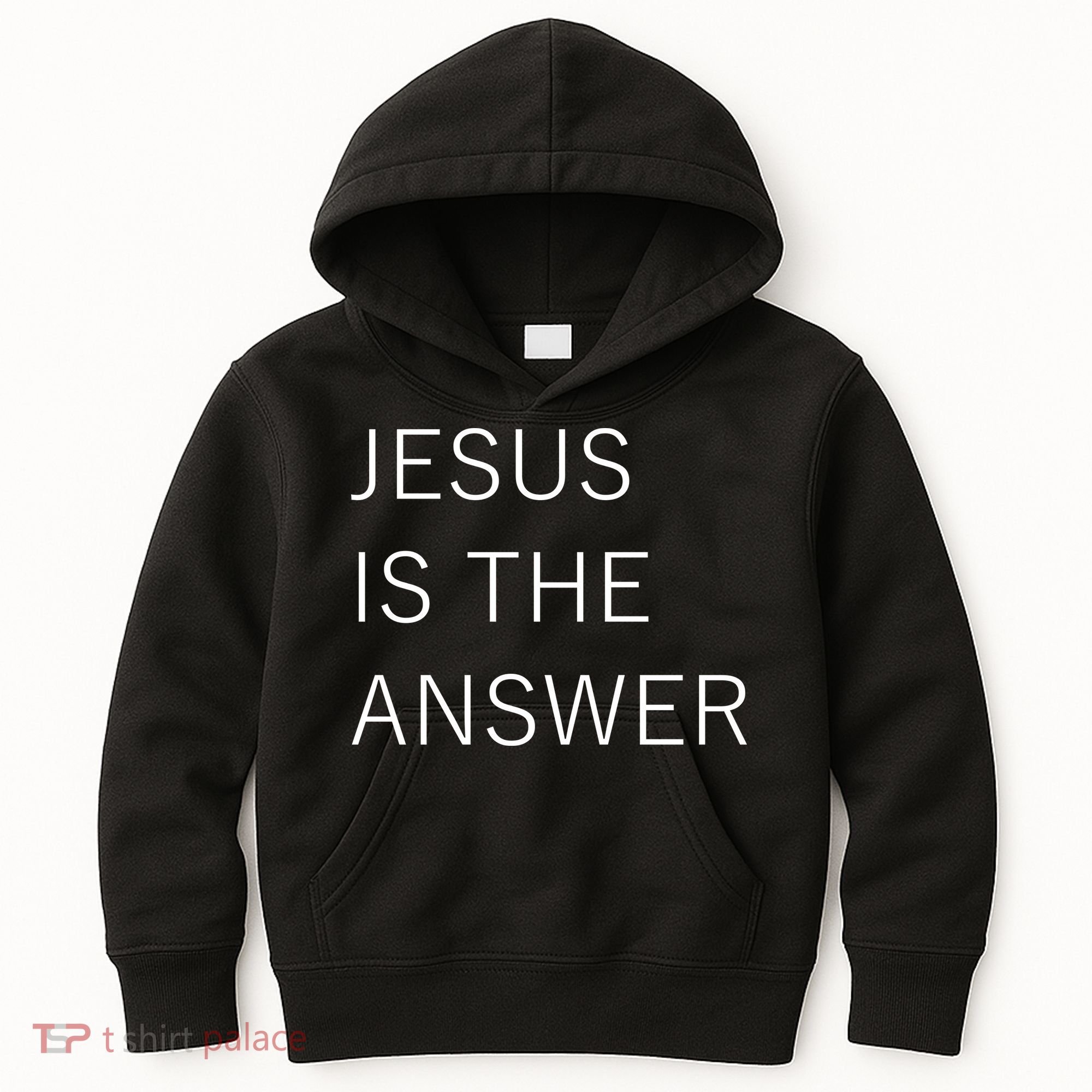 Jesus Is The Answer Kids Hoodie