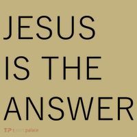 Jesus Is The Answer Kids T-Shirt thumb 2