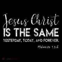 Jesus Is The Same Yesterday Today Forever Christian Worship Women's T-Shirt thumb 6