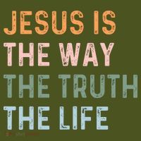 Jesus Is The Way The Truth The Life Christian Quote T-Shirt thumb 7