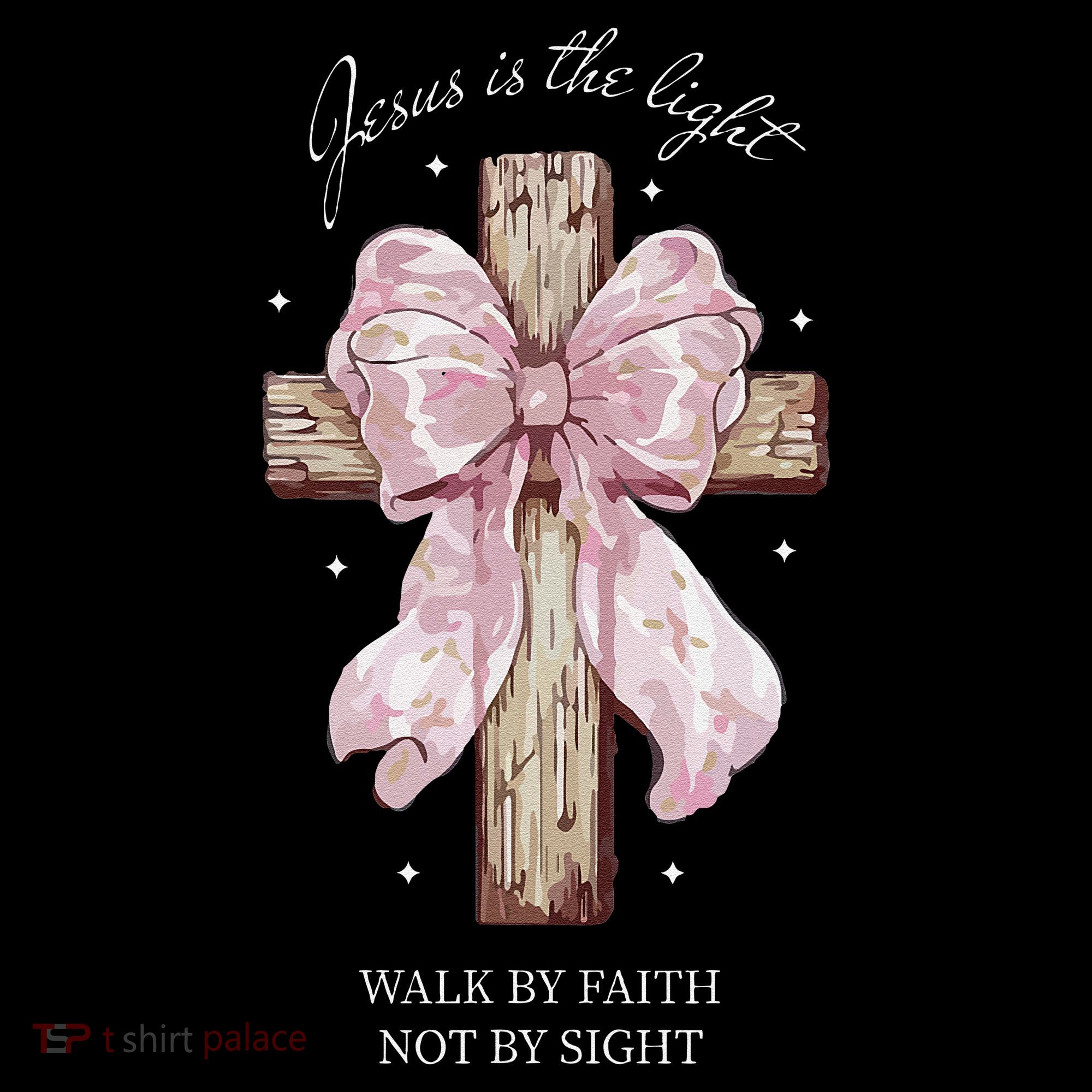 Jesus Is The Light Walk By Faith Not By Sight Coquette Coffee Mug
