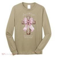 Jesus Is The Light Walk By Faith Not By Sight Coquette Long Sleeve Shirt thumb 0