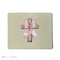 Jesus Is The Light Walk By Faith Not By Sight Coquette Mousepad thumb 0