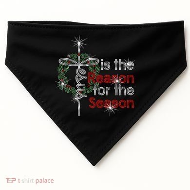 Jesus Is The Reason For The Season USA-Made Doggie Bandana