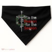 Jesus Is The Reason For The Season USA-Made Doggie Bandana thumb 0