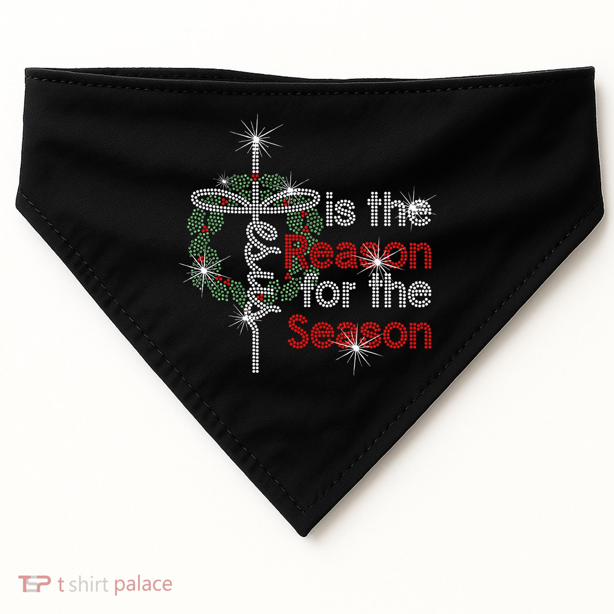 Jesus Is The Reason For The Season USA-Made Doggie Bandana