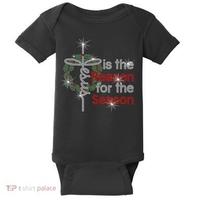 Jesus Is The Reason For The Season Baby Bodysuit