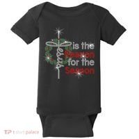 Jesus Is The Reason For The Season Baby Bodysuit thumb 0