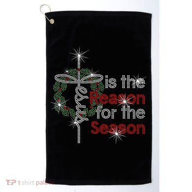 Jesus Is The Reason For The Season Golf Towel