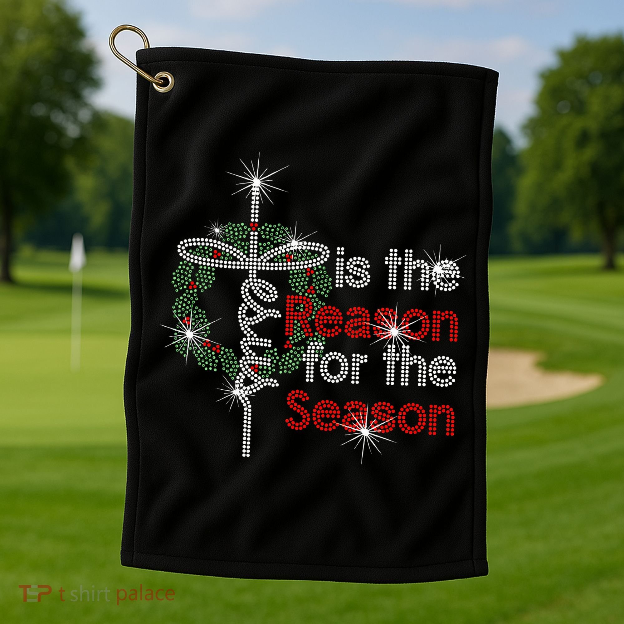 Jesus Is The Reason For The Season Golf Towel