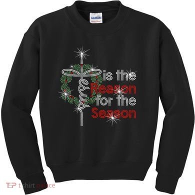 Jesus Is The Reason For The Season Kids Sweatshirt