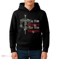 Jesus Is The Reason For The Season Kids Hoodie thumb 4