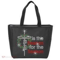 Jesus Is The Reason For The Season Tote Bag thumb 0