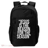 Jesus Is The Reason For The Season Backpack thumb 0