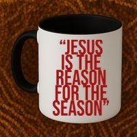 Jesus Is The Reason For The Season Coffee Mug thumb 2