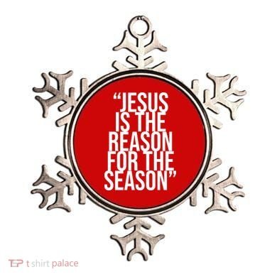 Jesus Is The Reason For The Season Ornament