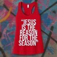 Jesus Is The Reason For The Season Women's Tank Top thumb 3