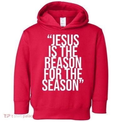 Jesus Is The Reason For The Season Toddler Hoodie