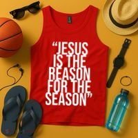 Jesus Is The Reason For The Season Tank Top thumb 4