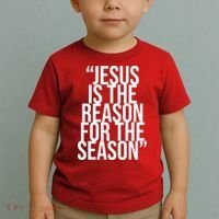 Jesus Is The Reason For The Season Toddler T-Shirt thumb 2